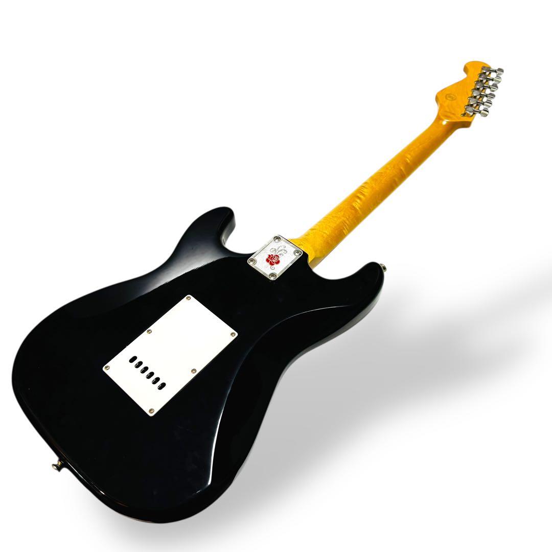 【希少な純正ケース付】ジプシーローズ エレキギター ラメ入 女性向けギター