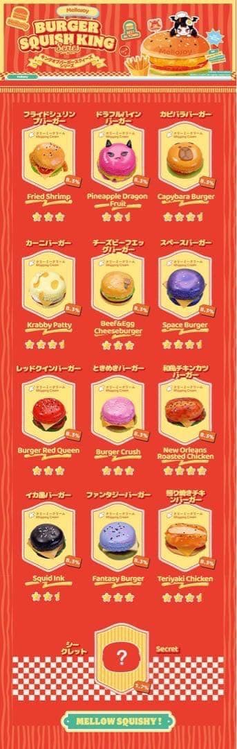 Mellojoy メロジョイ ハンバーガー3箱 新品未開封 スクイーズ