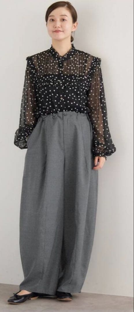 新品　IENA イエナ　コクーンパンツ　36 グレー　タグ付き　完売品