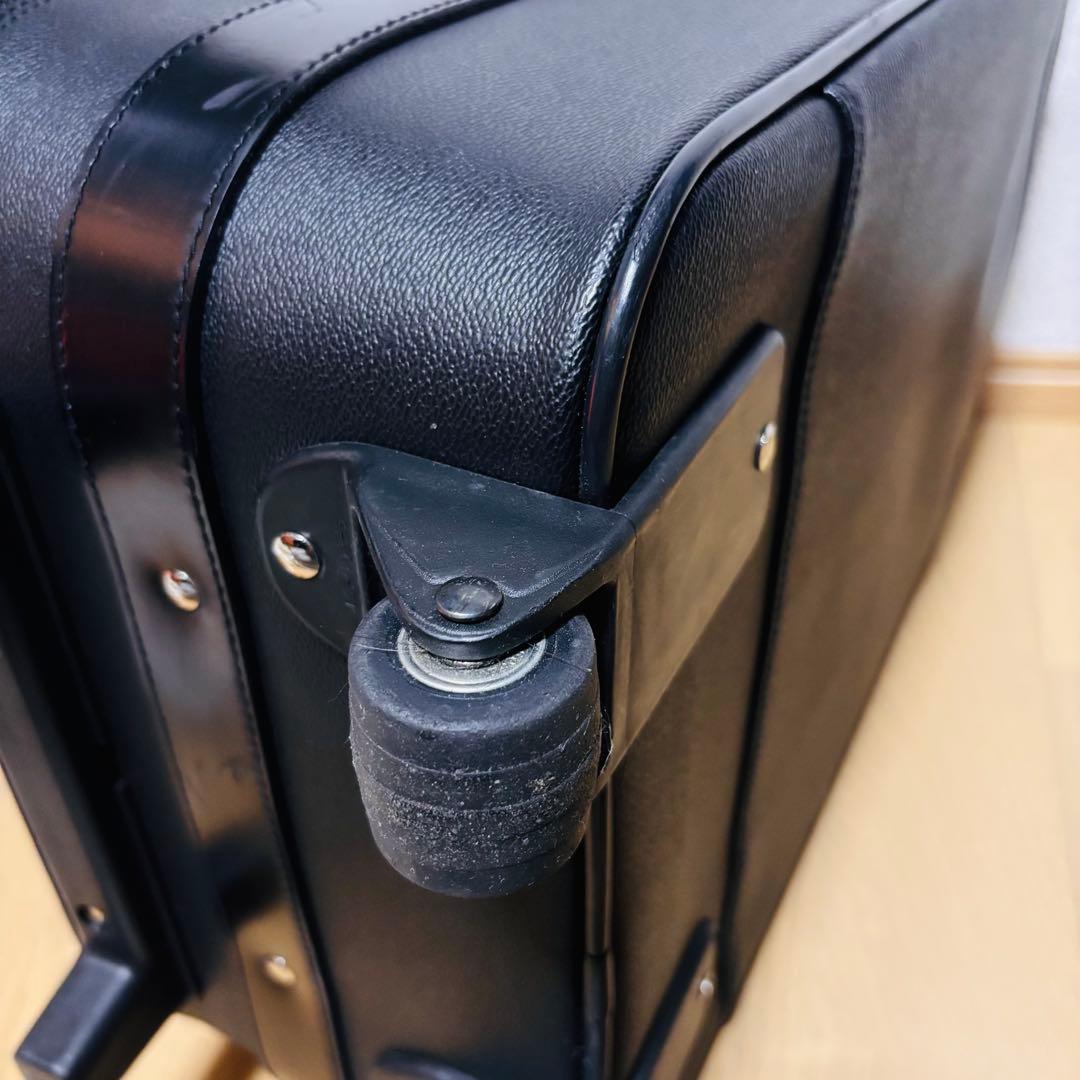 kmyss811様用【レア物 】ポロ　ラルフローレン レザー キャリーケース　黒