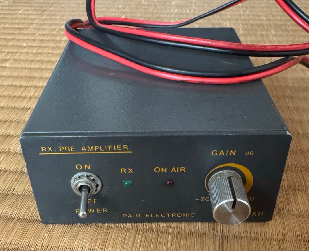 受信プリアンプPAIR ELECTRONIC無線機P-2XR RX.