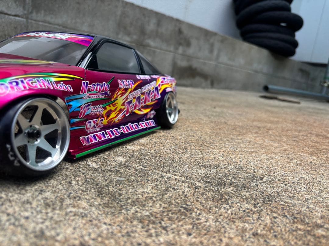 1/10 ラジコンボディ　180sx 中村直樹カラー 未走行！新品！