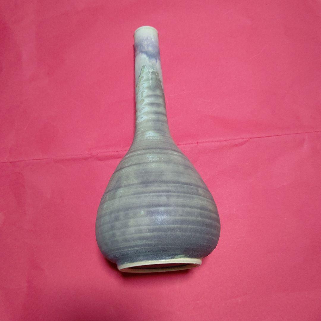 再値下げレア物 新品未使用、大堀相馬焼き花瓶、相馬焼き、14代近徳