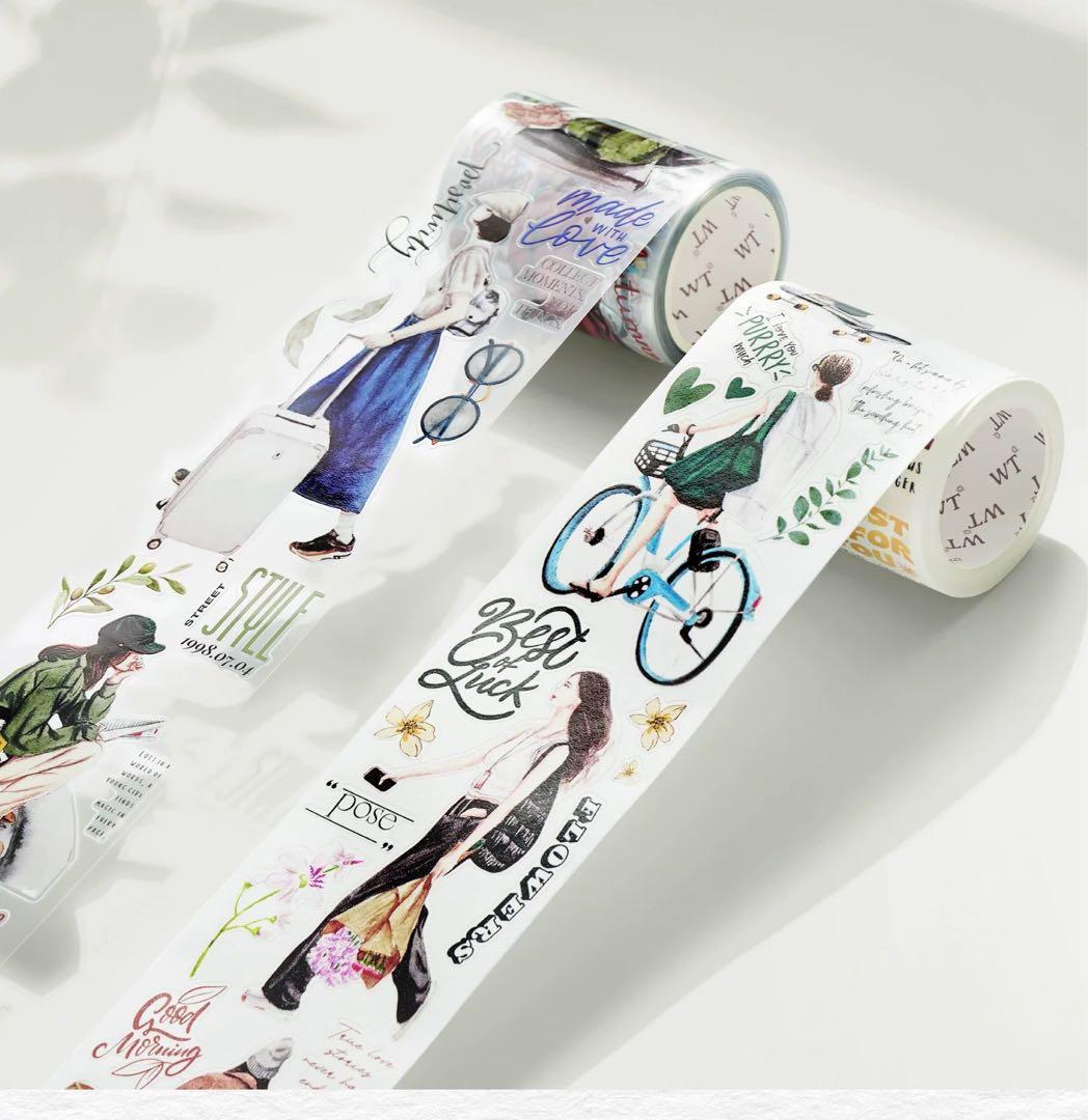 ⭐️SALE⭐️WT《街角的邂逅》海外マスキングテープ　マステ 【2165】