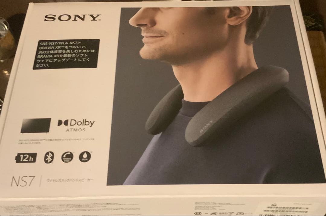 SONYネックスピーカー グレー USB充電ケーブル付きSRS-NS