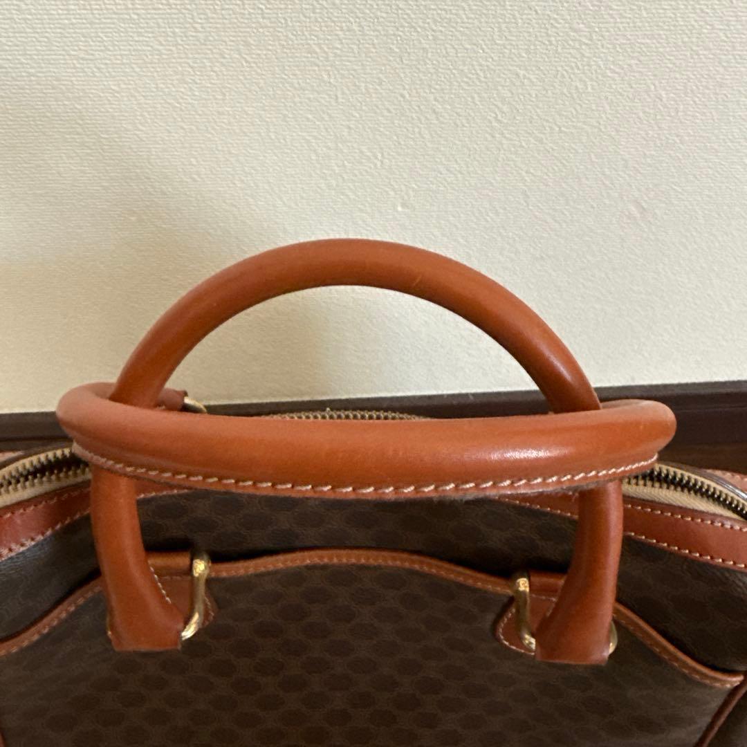 CELINE ブラウン レザー トートバッグ