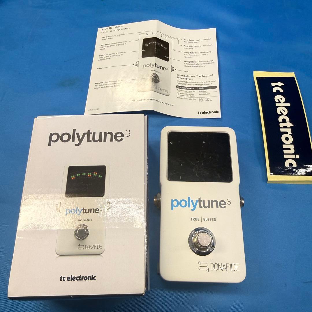 tc electronic polytune 3 チューナー ギター ベース