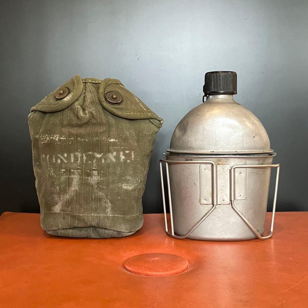 ヴィンテージ U.S.ミリタリー キャンティーン セット / 水筒