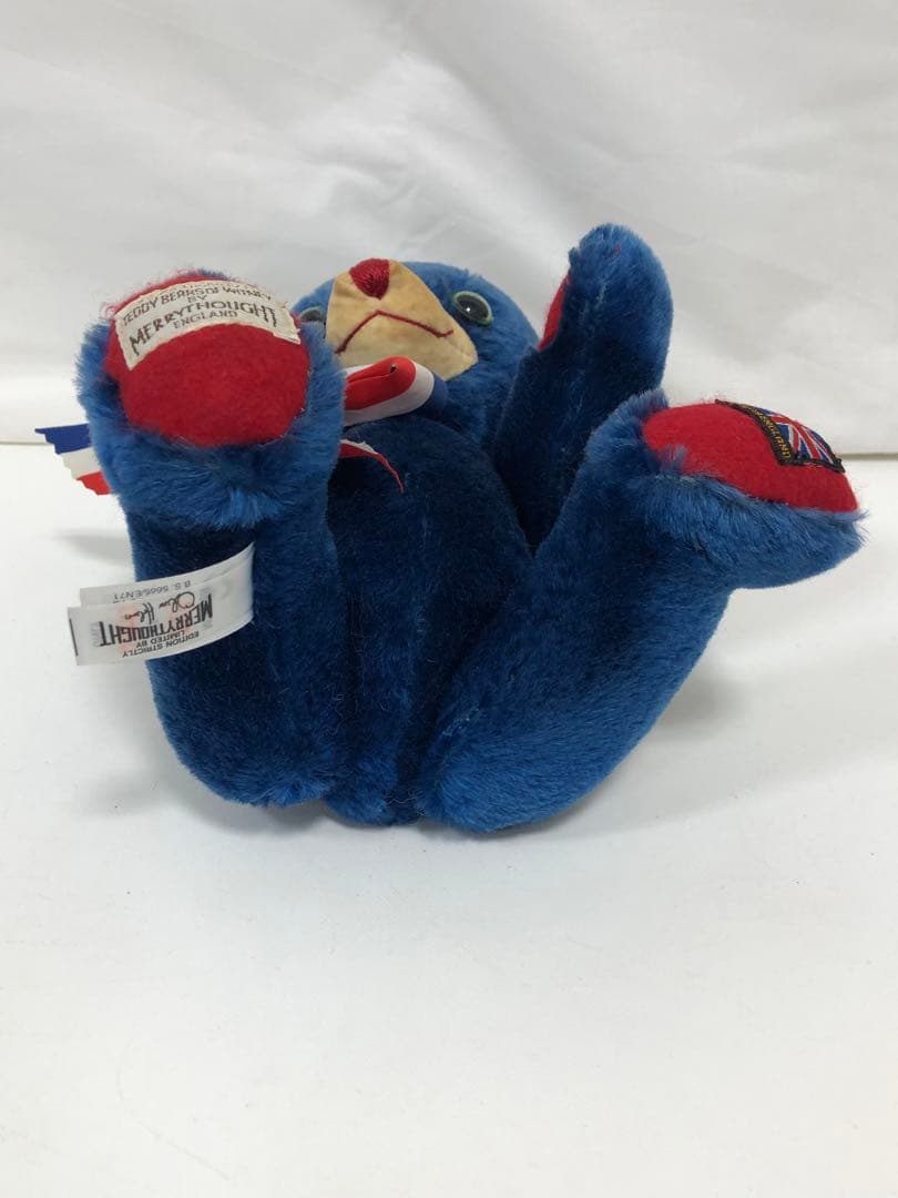 メリーソート社　チーキージャック　ブルー テディベア　ぬいぐるみ