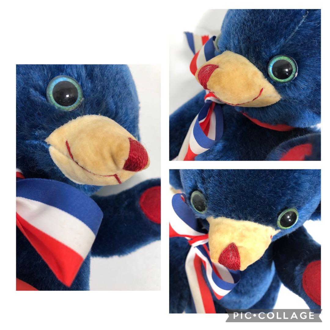 メリーソート社　チーキージャック　ブルー テディベア　ぬいぐるみ