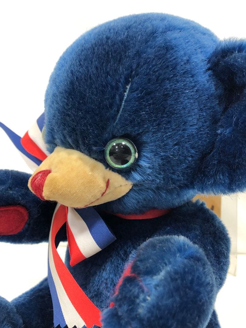 メリーソート社　チーキージャック　ブルー テディベア　ぬいぐるみ