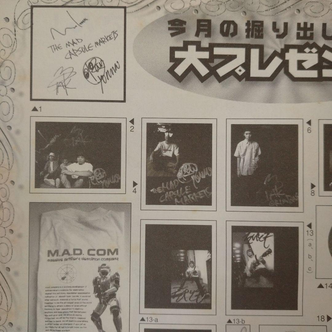 激レア THE MAD CAPSULE MARKETS サイン入りポラロイド