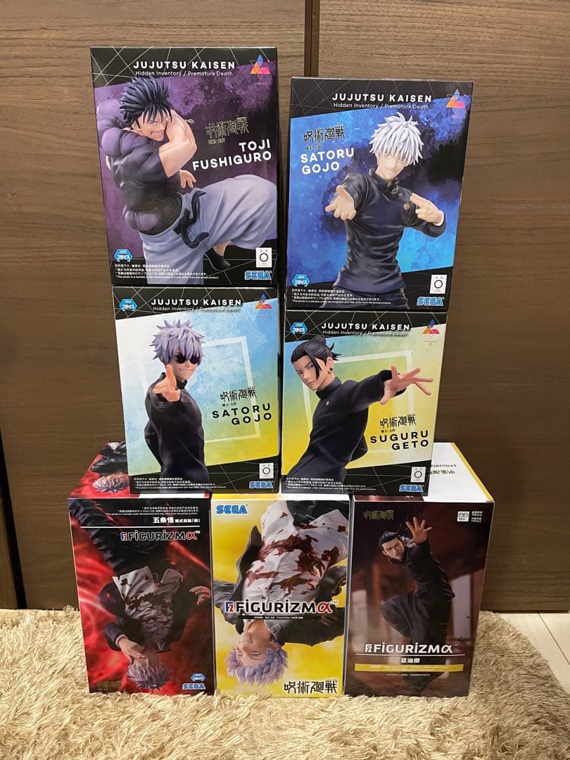 呪術廻戦 フィギュア まとめ売り ルミナスタ figurizmα 7体セット