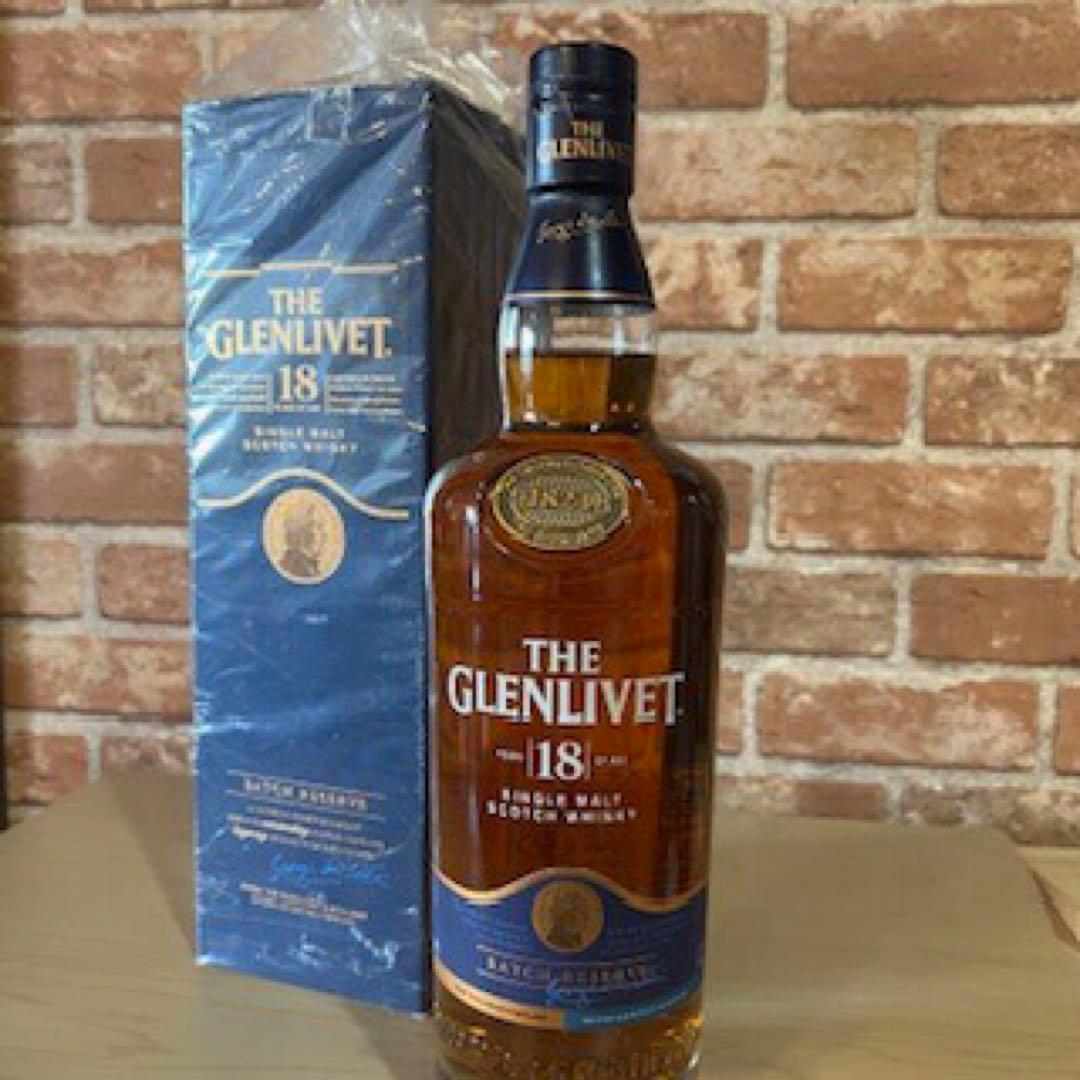 THE GLENLIVET 18年 シングルモルトウイスキー 700ml未開封