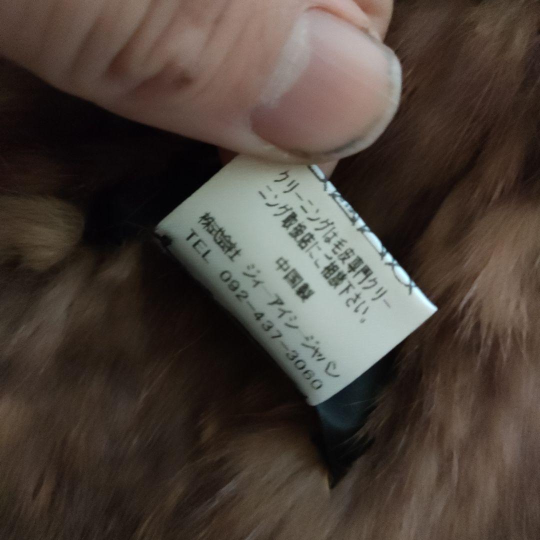 34 超美品　ファーマフラー　セーブルファー　ボンボン