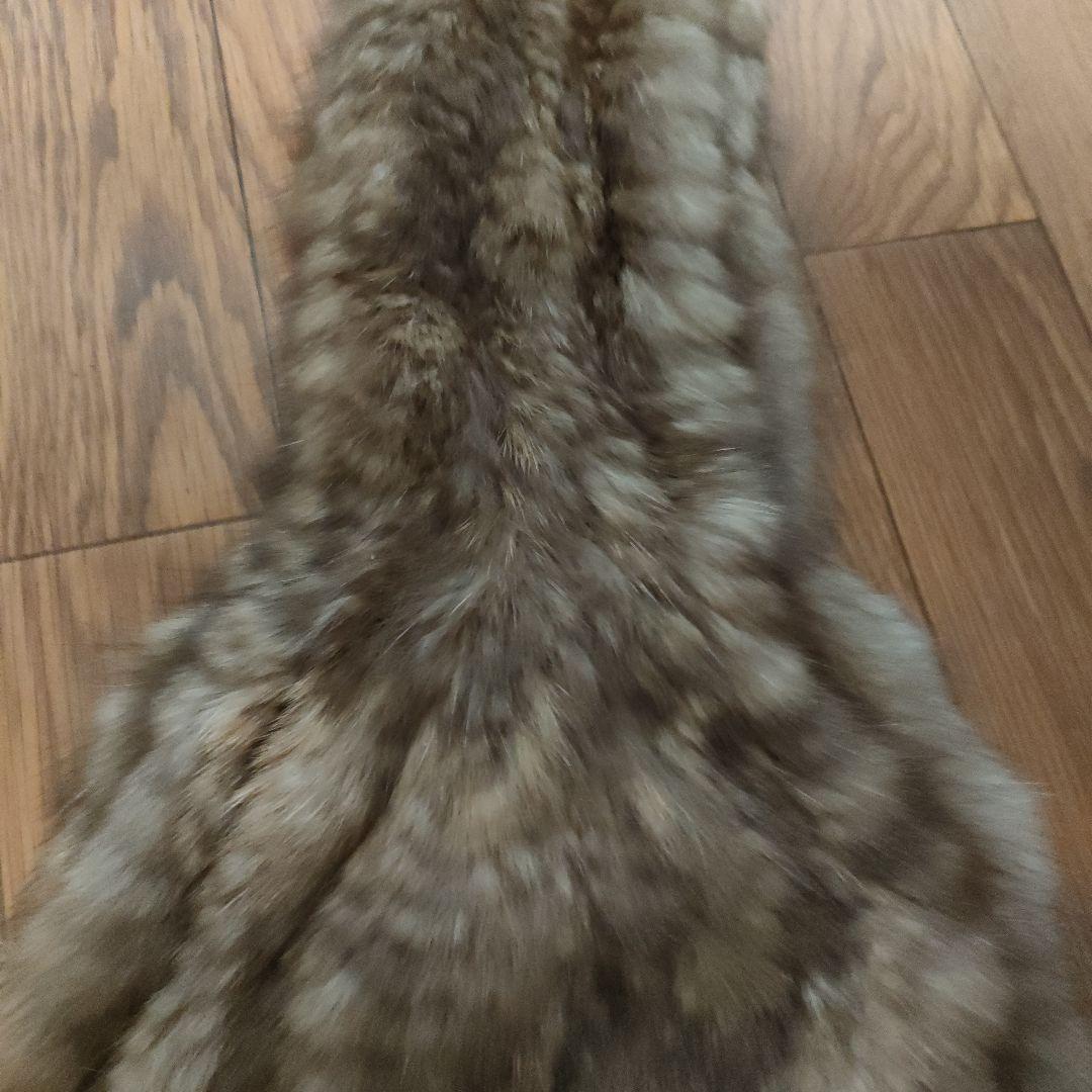 34 超美品　ファーマフラー　セーブルファー　ボンボン