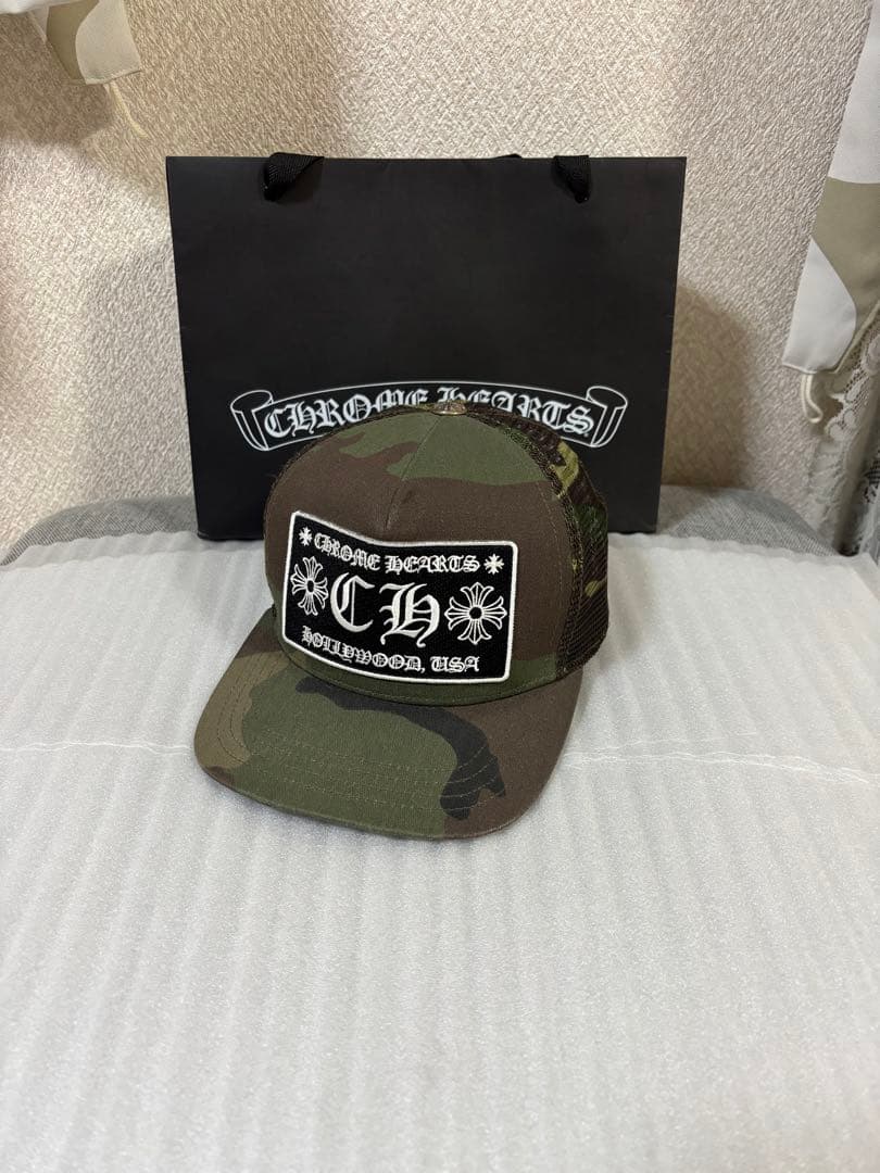 美品　クロムハーツキャップ　カモフラ　迷彩　正規品