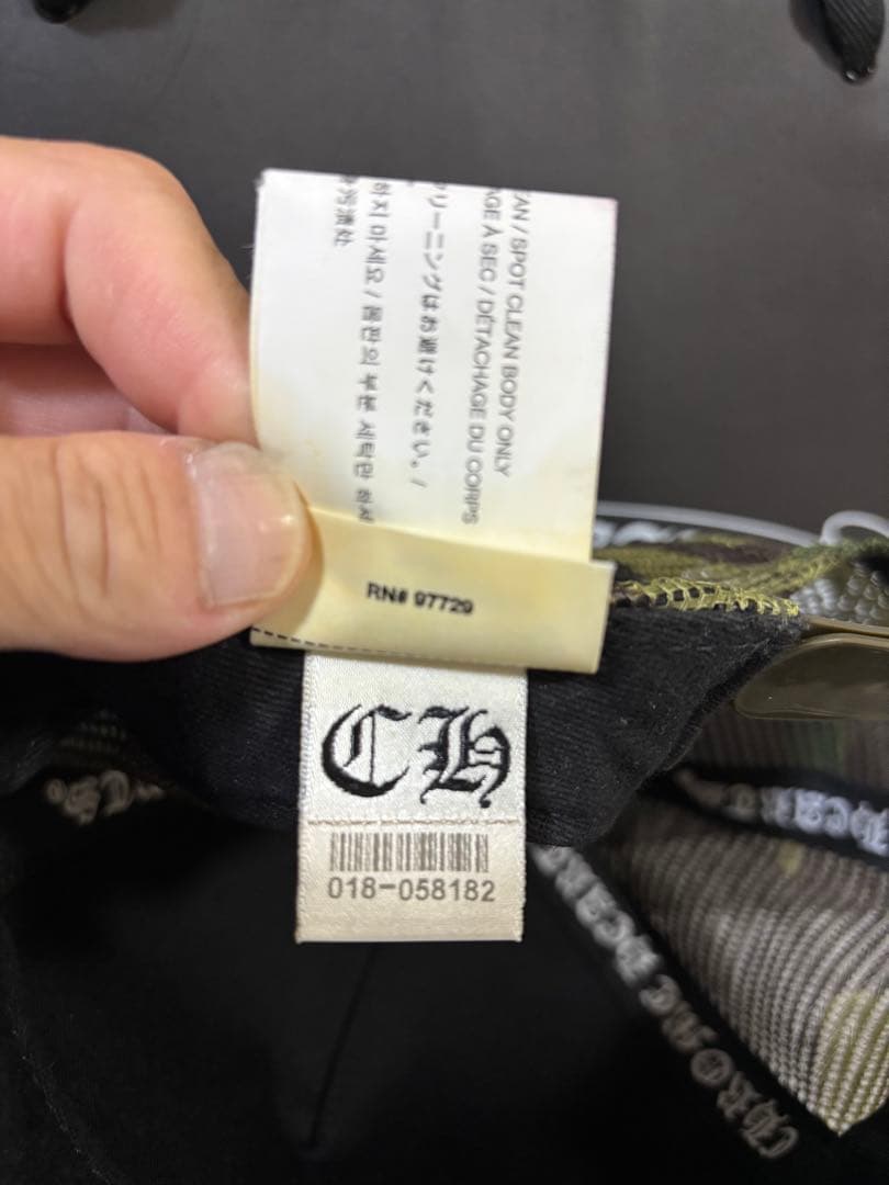 美品　クロムハーツキャップ　カモフラ　迷彩　正規品