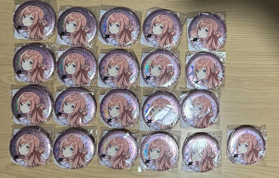 学園アイドルマスター 学マス 姫崎莉波 1st グリッター缶バッジ 21個