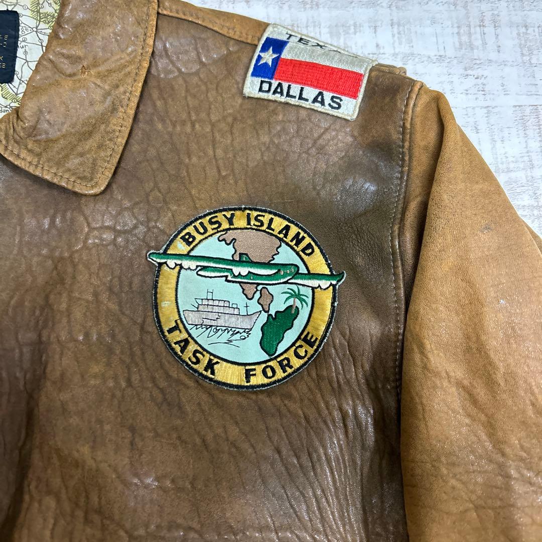 ダ*ー様 80S アヴィレックス A-2レザージャケット トップガンAVIREX