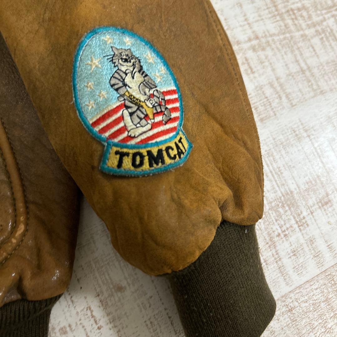 ダ*ー様 80S アヴィレックス A-2レザージャケット トップガンAVIREX