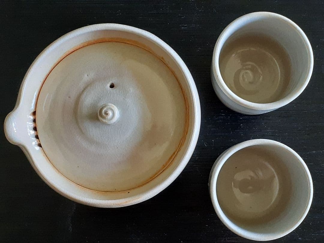 萩焼　十二代　田原 陶兵衛　茶器 　布　共箱