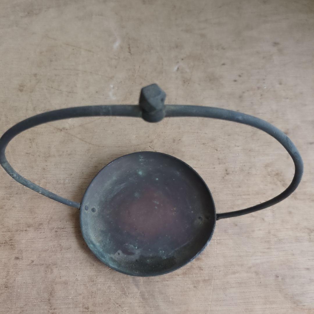 骨董 灯明器 燭台 古銅 オブジェ 花置き 飾り台 アンティーク