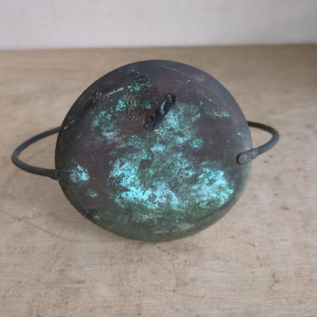 骨董 灯明器 燭台 古銅 オブジェ 花置き 飾り台 アンティーク