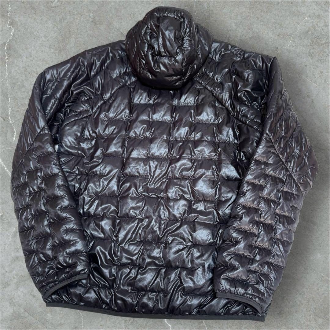 【美品】 パタゴニア マイクロパフフーディ ブラック サイズM 日本サイズL