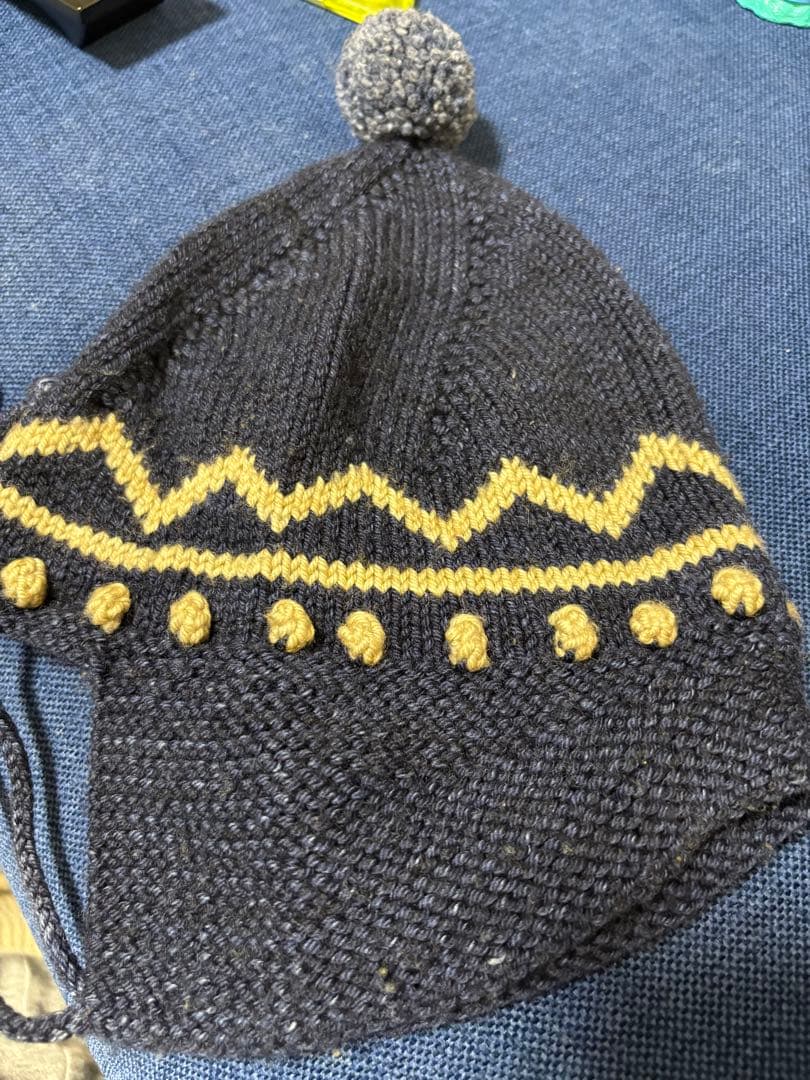 帽子 Misha&Puff zigzag pointy peak hat