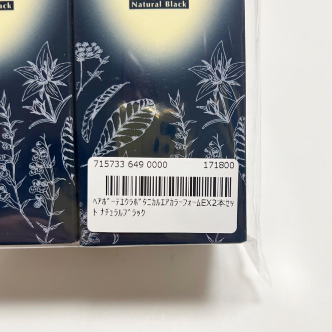 未開封★ヘアボーテ エクラEX 白髪染め 泡タイプ 150g 2本セットブラック
