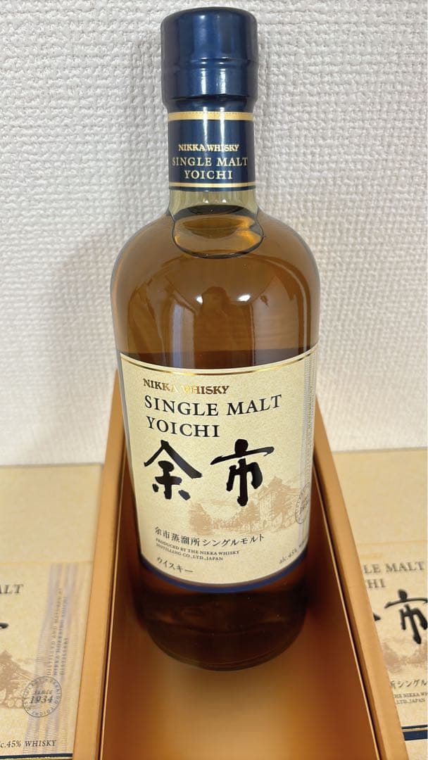ニッカシングルモルト　ウィスキー　余市　箱付き 8本