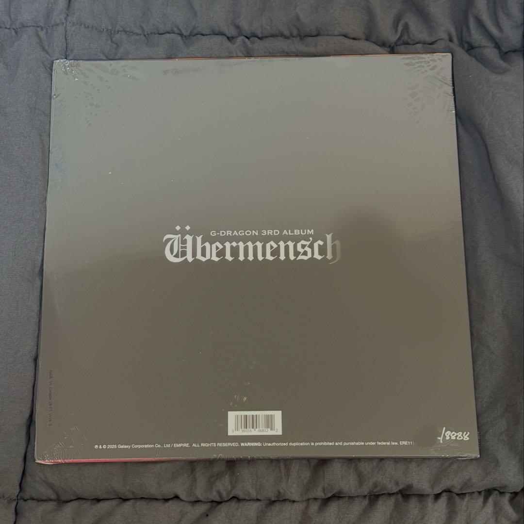[限定版]G-dragon Übermensch レコード LP