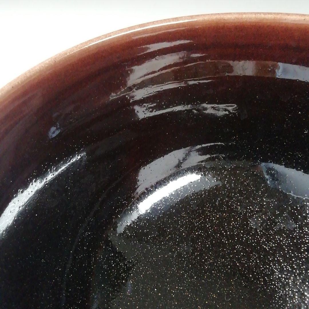 Ｔ４７８　茶碗　『九谷焼』『深厚釉　茶碗』『三代為吉 造』　共箱　抹茶碗　茶道具