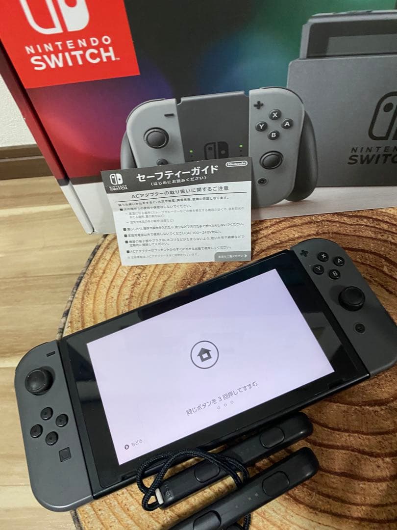 Nintendo Switch ニンテンドースイッチ本体　グレー⑤