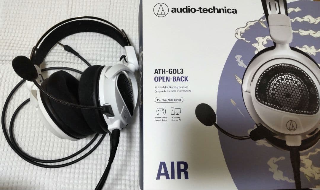 audio-technica 開放型ゲーミングヘッドセットATH-GDL3 WH