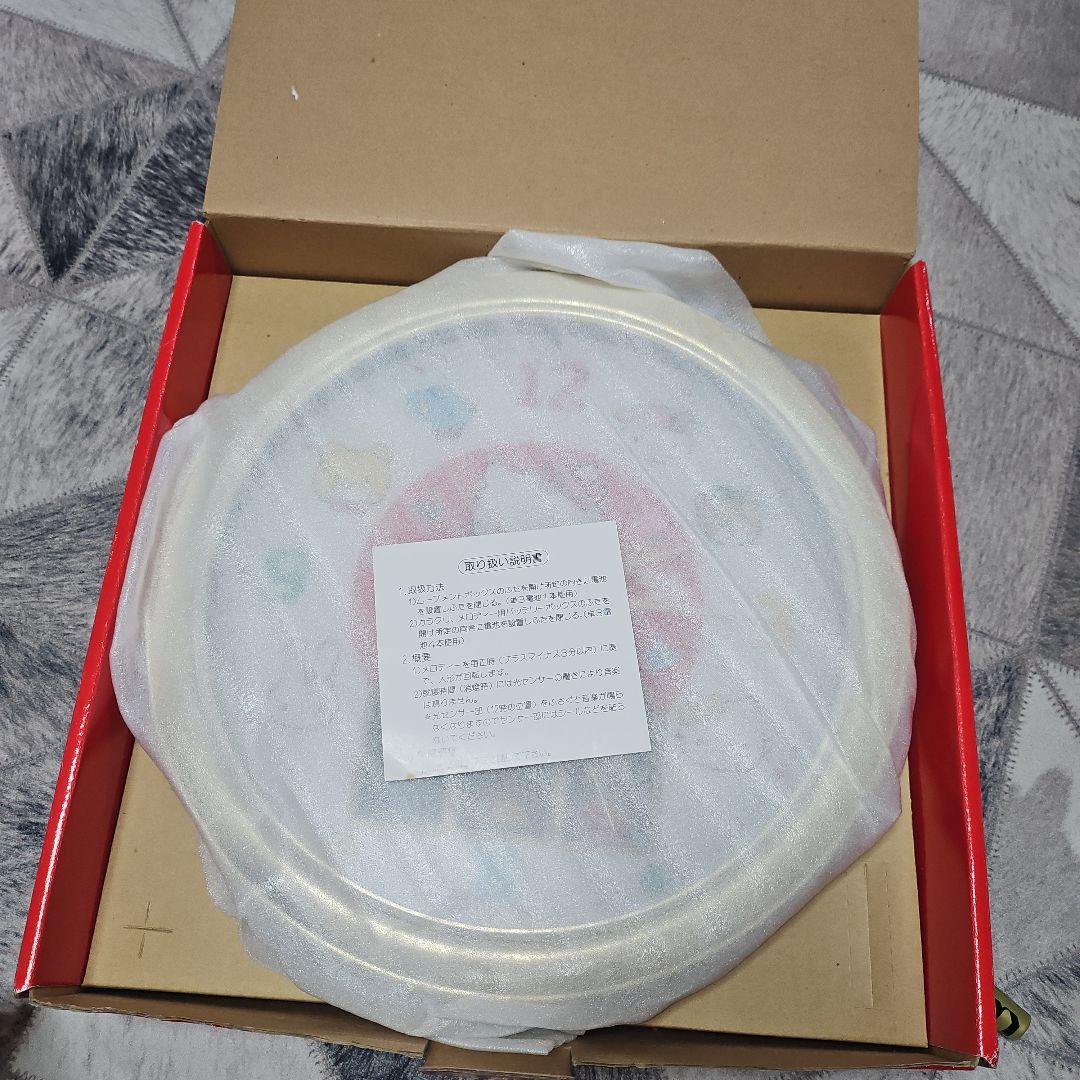 【エコメルカリ便発送】 当時物 レトロ ハローキティ からくり時計 掛け時計