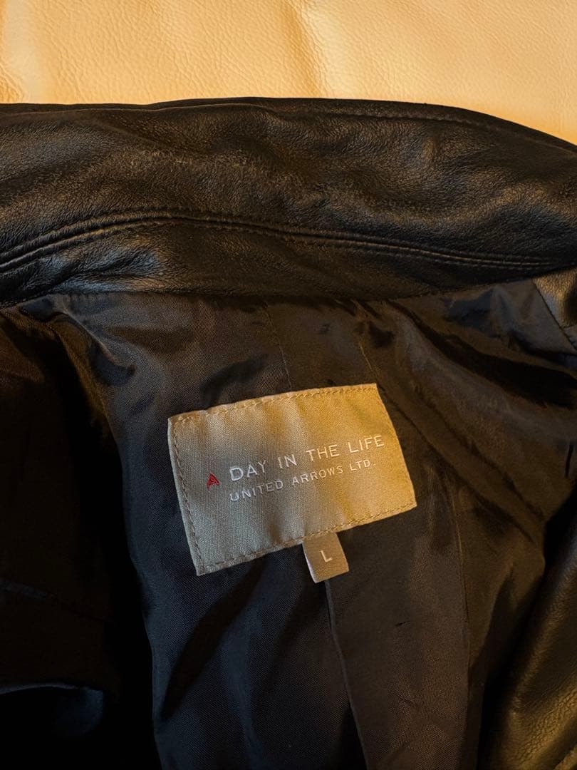 値下げ　UNITED ARROWS山羊革ジャケット(L)
