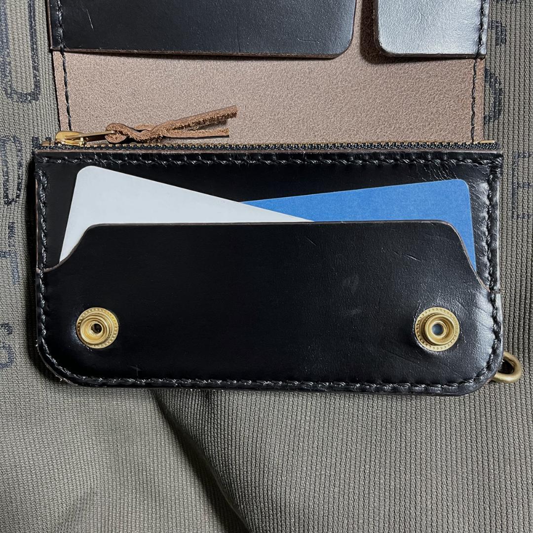 トラッカーウォレット ミドルトラッカーウォレット クロムエクセル 茶芯 #345