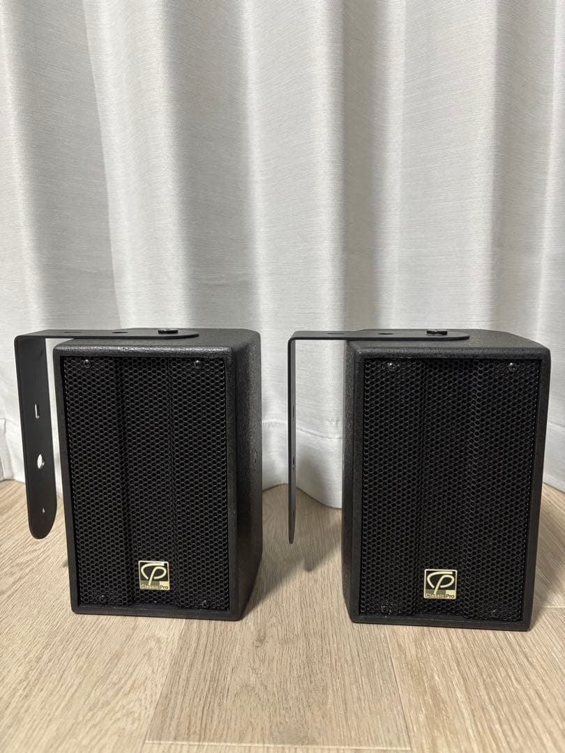CP CS104 スピーカー 黒　ペア