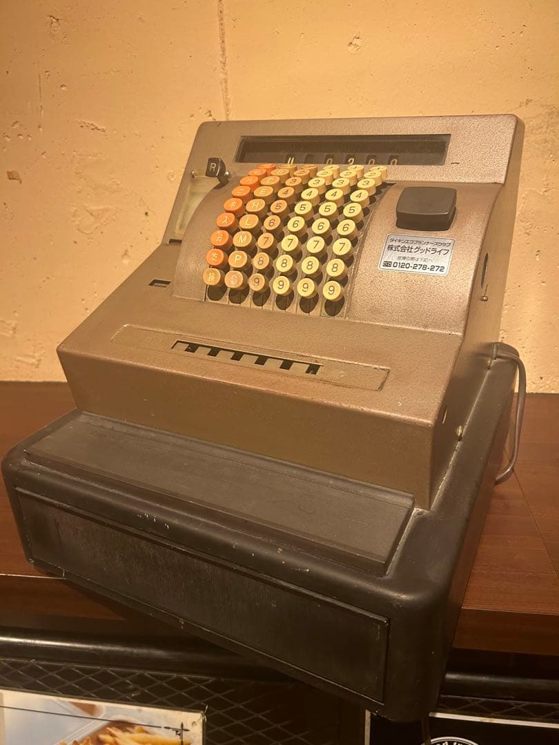 レジスター　アンティーク　インテリア　昭和　骨董　レジ　bar ガレージ