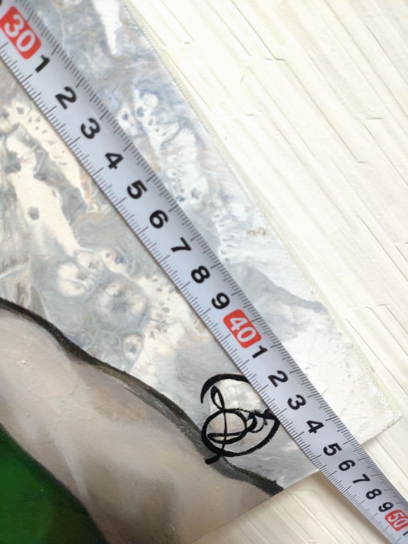 ウサギの油絵【兎伯爵】1点物の原画/作者サイン入り/F8号キャンバス