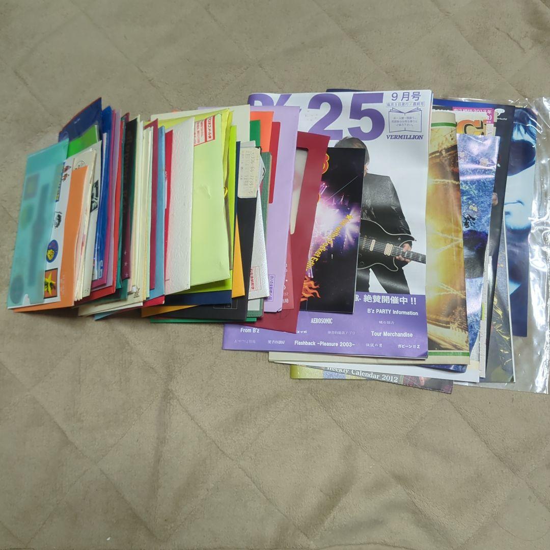 B'z 会報誌Vol29〜100(何冊か抜け有り)、ノベルティセット