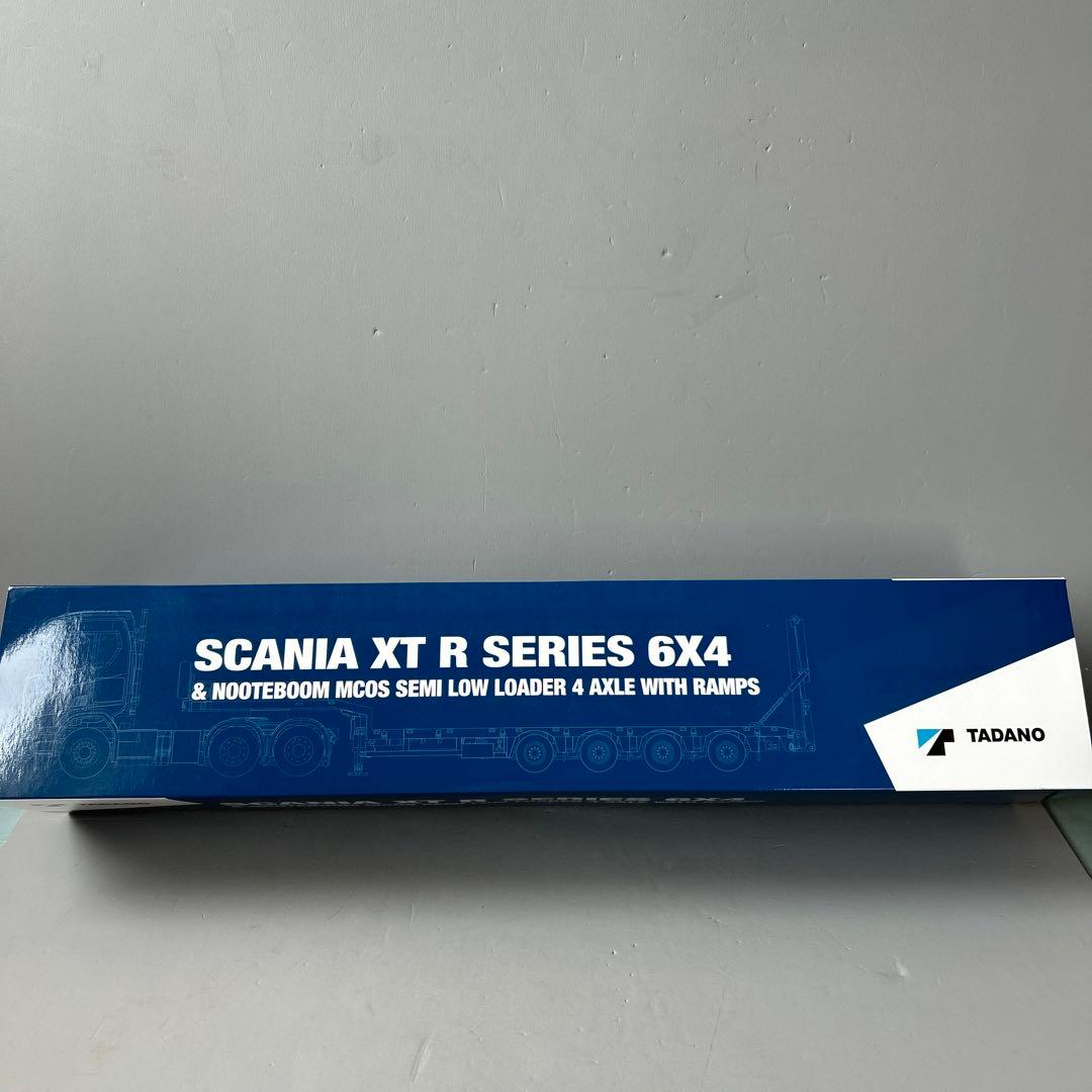1/50 SCANIA XT ミドルルーフ Nooteboom 低床トレラー