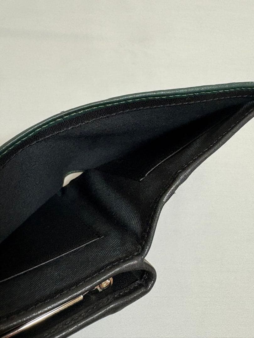 【美品】箱付き　Vivienne Westwood 二つ折り財布 ダークグリーン