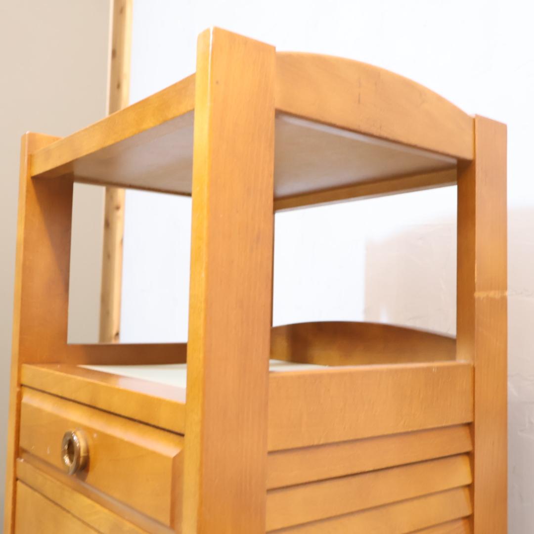 Karimoku カリモク家具 電話台 TEL台 ラック 木製キャビネット