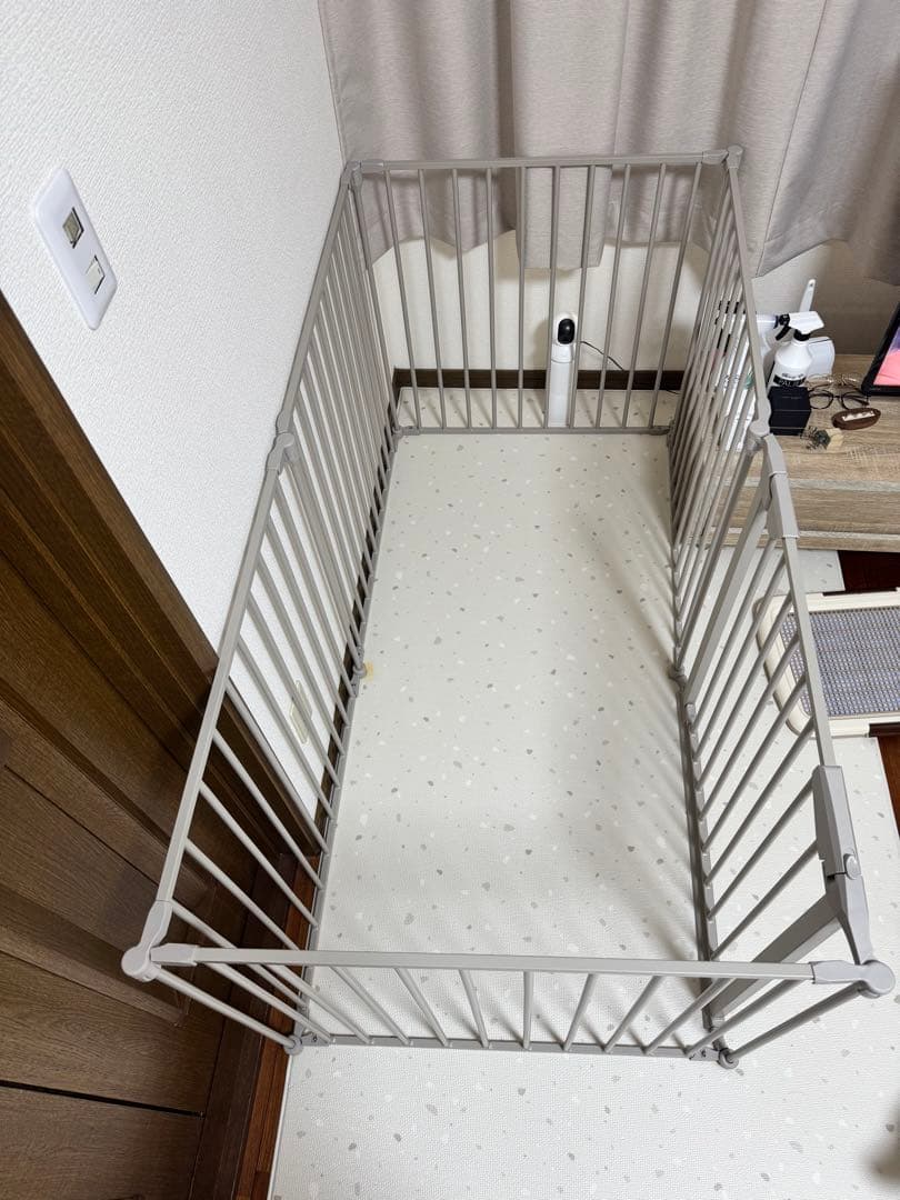 犬用ケージ 大きめ グレー