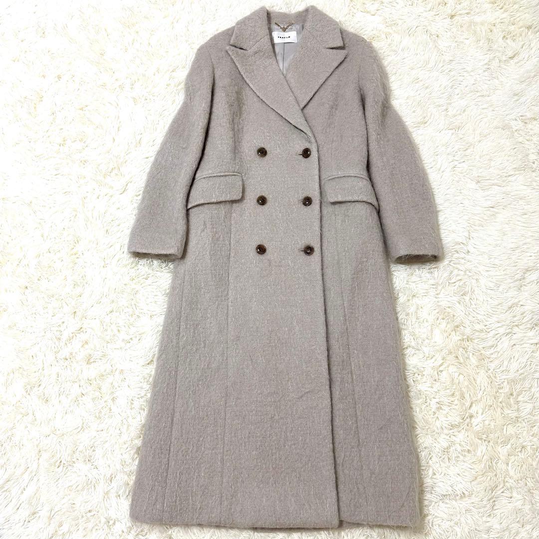 定価:68,300 FRAY I.D ダブルブレストシャギーコート モヘヤ