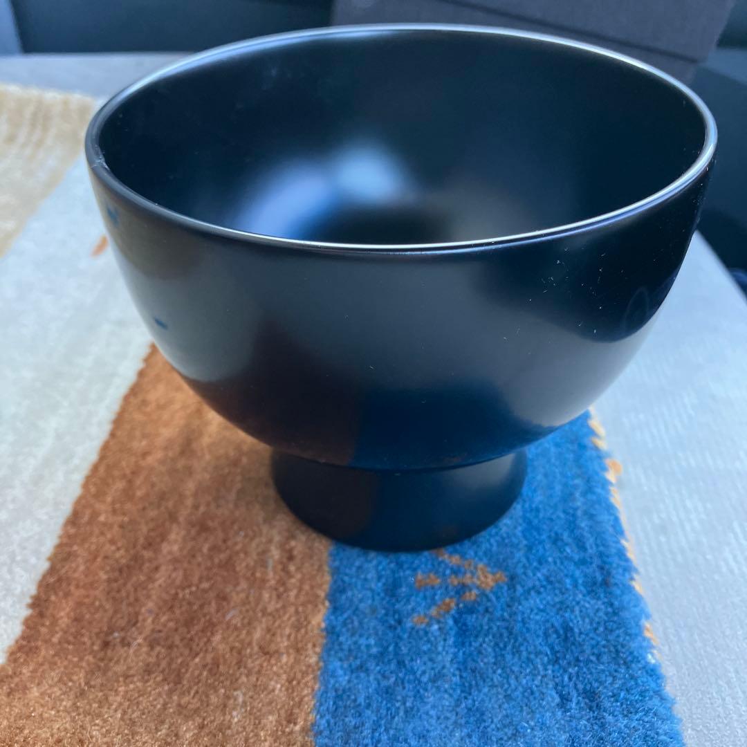 希少 輪島塗 合鹿椀 大向 高洲堂 大椀 お椀 黒塗