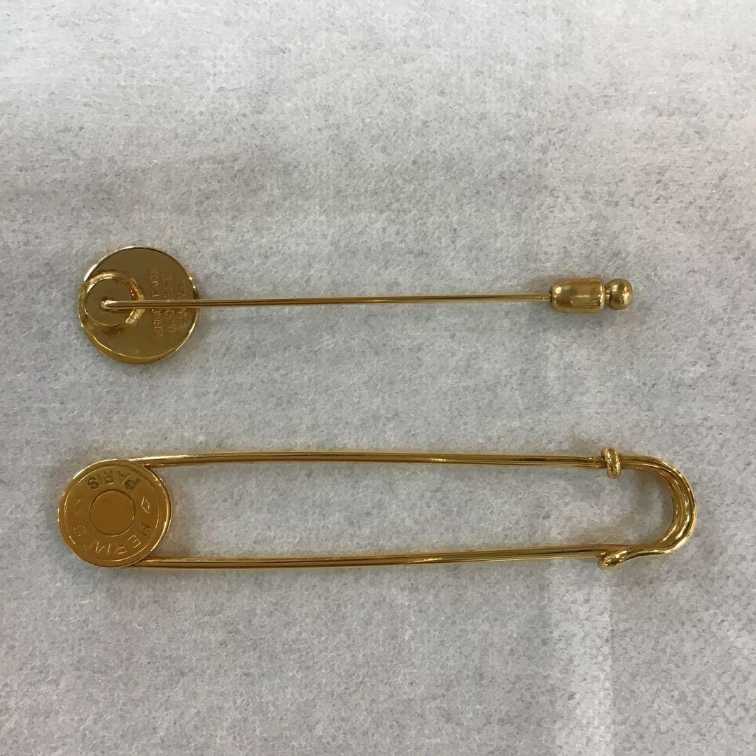 HERMES エルメス　セリエ　ピンブローチ　2点セット